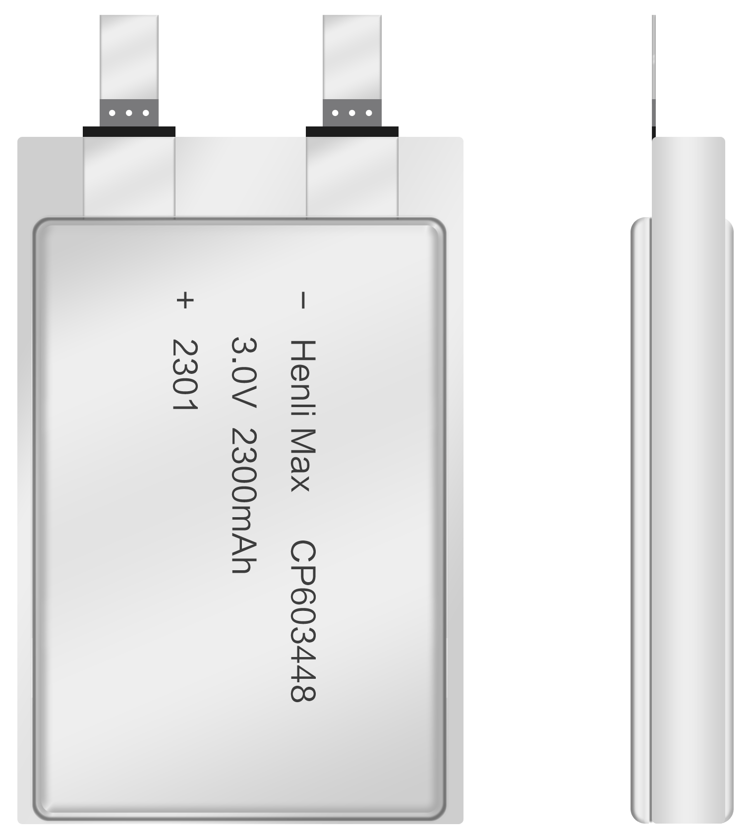 Li/MnO<sub>2</sub> Pouch  Battery<br>(CP Series)